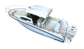 Tuccoli T210 is the entry-level fishing boat which lacks nothing, not even an offer to be taken immediately